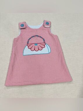 Castles & Crowns Reversible Dress Purse on Red & Lobster in Blue Size 3T